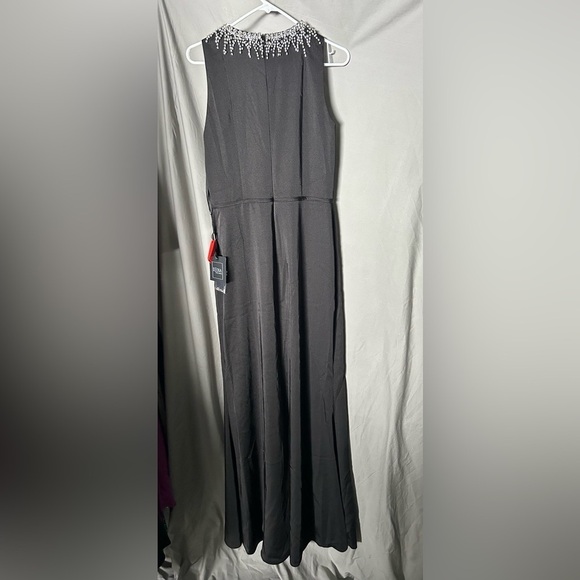 Mac Duggal 26516 NWT SLEEVELESS RHINESTONE COLLAR COLUMN GOWN - Picture 5 of 8